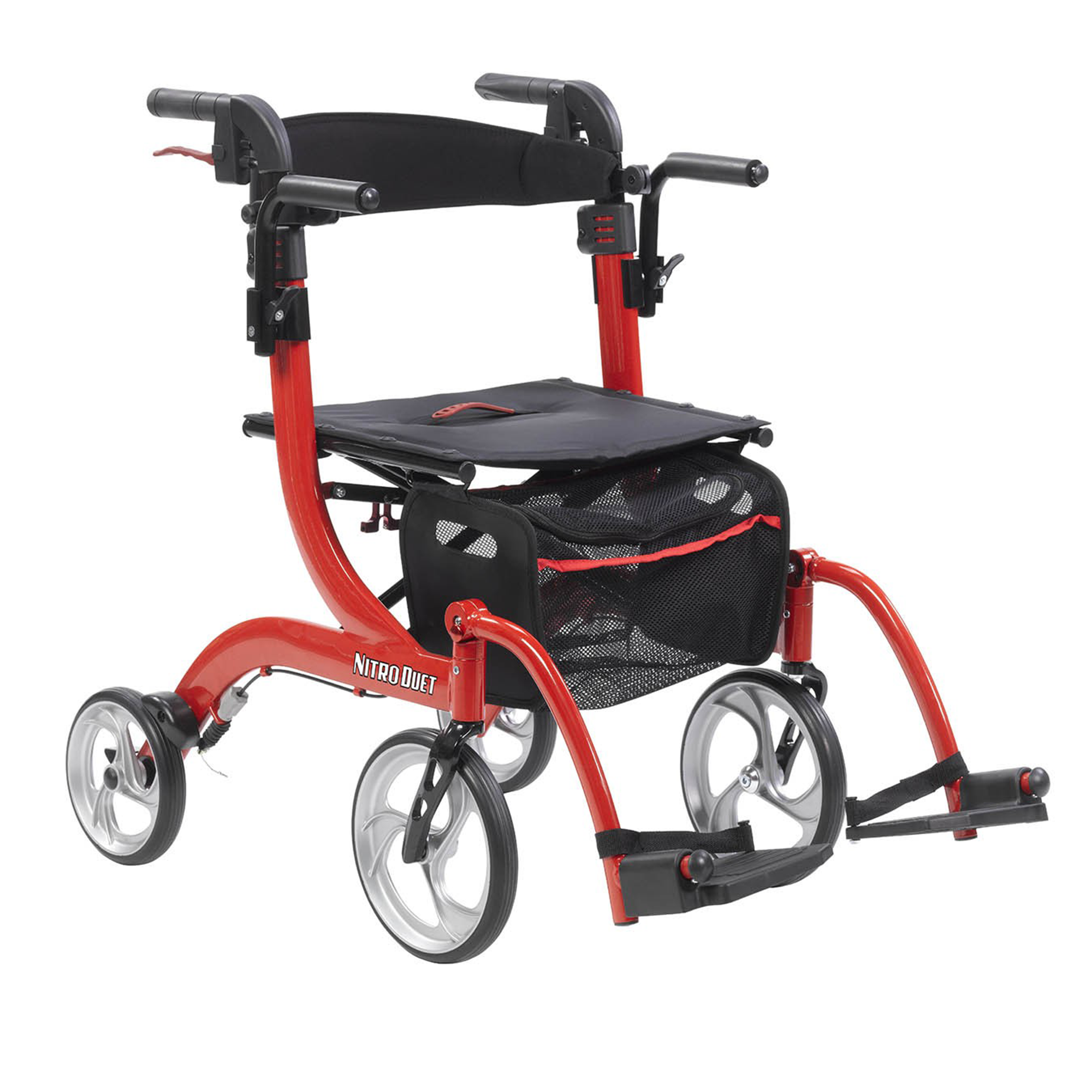 Nitro Duet Rollator And Transport Chair Just Walkers