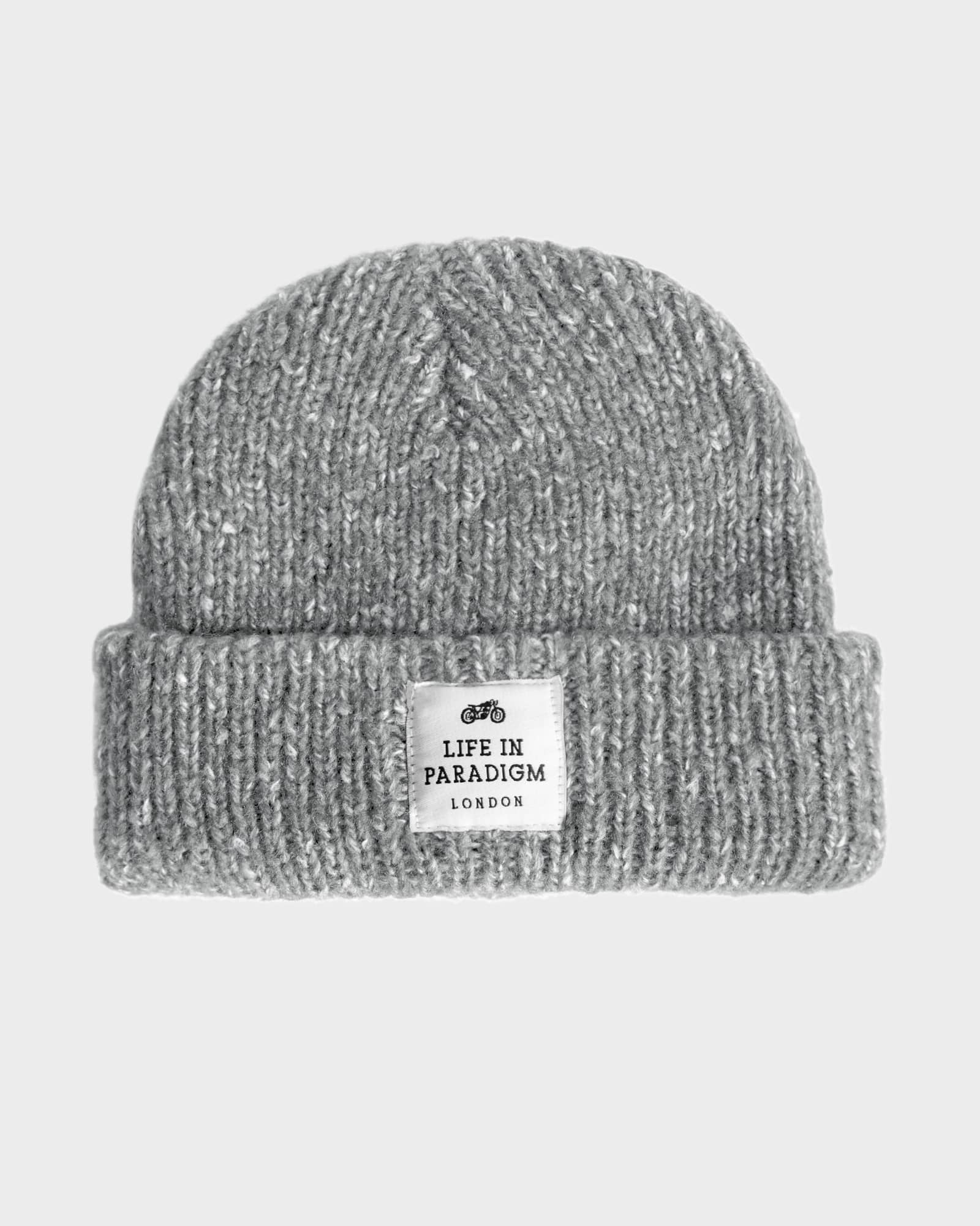 Grey Heather Scandinavian Beanie