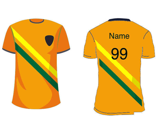 football jersey front and back