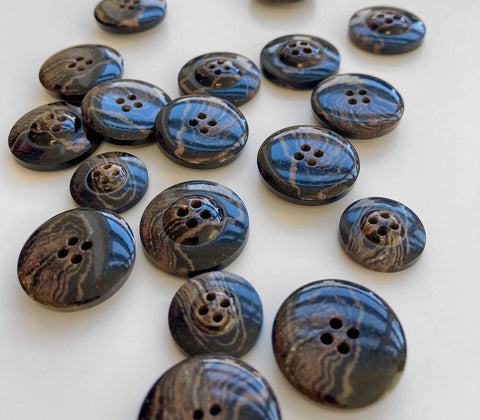 Recycled Button from Coffee Ground - Textile Garden