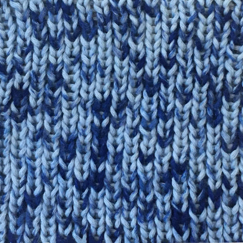 100% Peruvian Pima Cotton Yarn Soft Indie Hand Dyed Ocean Blue color