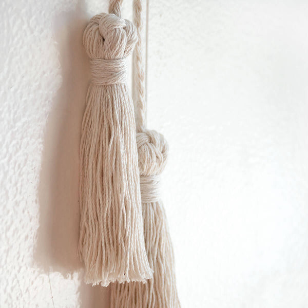 How to make Decorative Tassel Step by Step Tutorial - Home decor hang it on doorknob