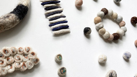 Atlanta Felting Class - In Person - Learn to make your own jewelry