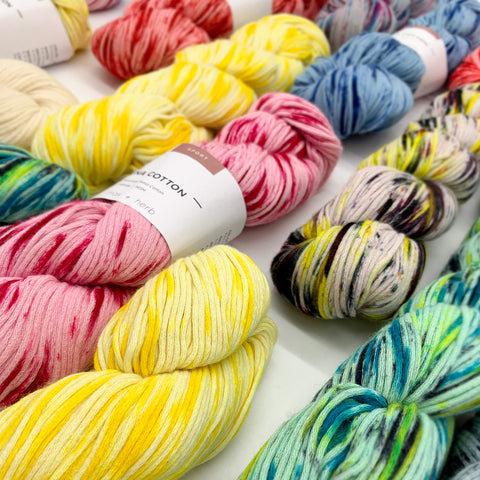 The Puna Cotton 100% PIma Cotton Yarn Soft Indie and Hand Dyed