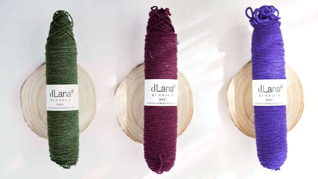 dLana yarn in the US - color D9 D3 D4