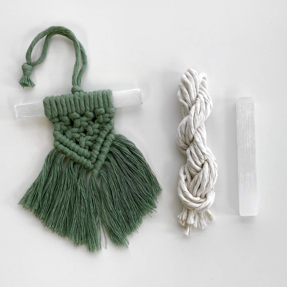 Macrame Wall Hanging DIY Kit Beginner, Macrame Kit Gift Boho Incl. Video  bella Macrame Starter Set Creative Christmas Gift -  UK