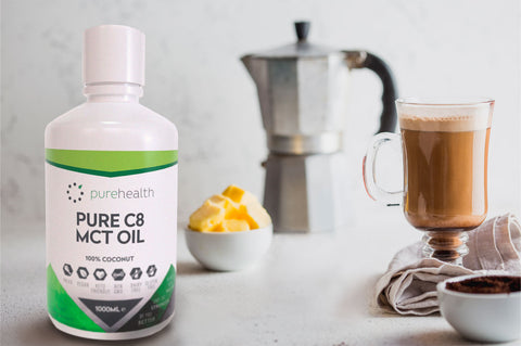 Butter coffee with mct oil