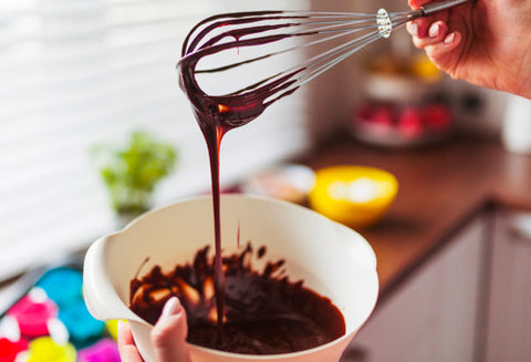 Chocolate mixing bowl