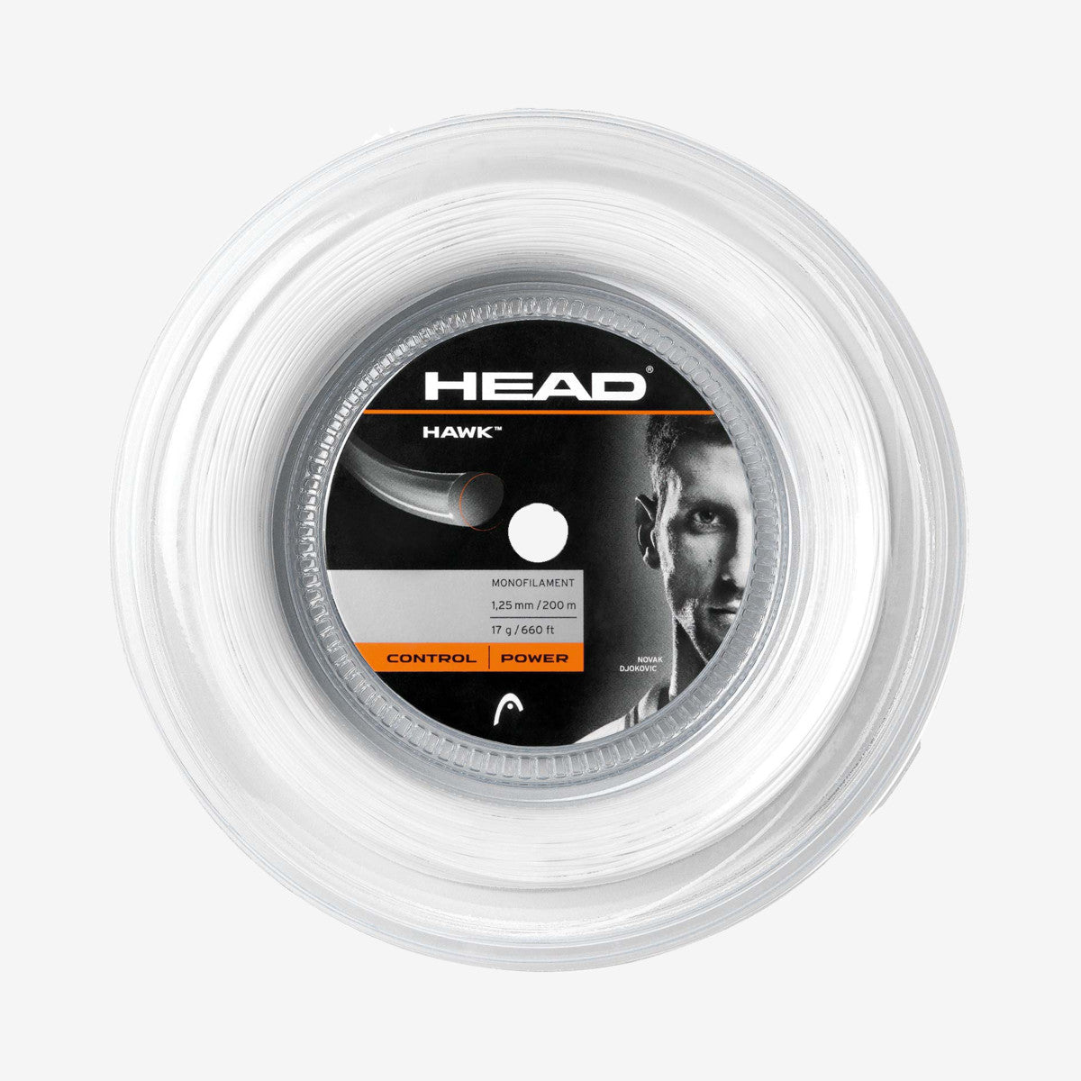 HEAD Hawk Reel (200m) 16g/1.25mm Black – Tennis ProSport