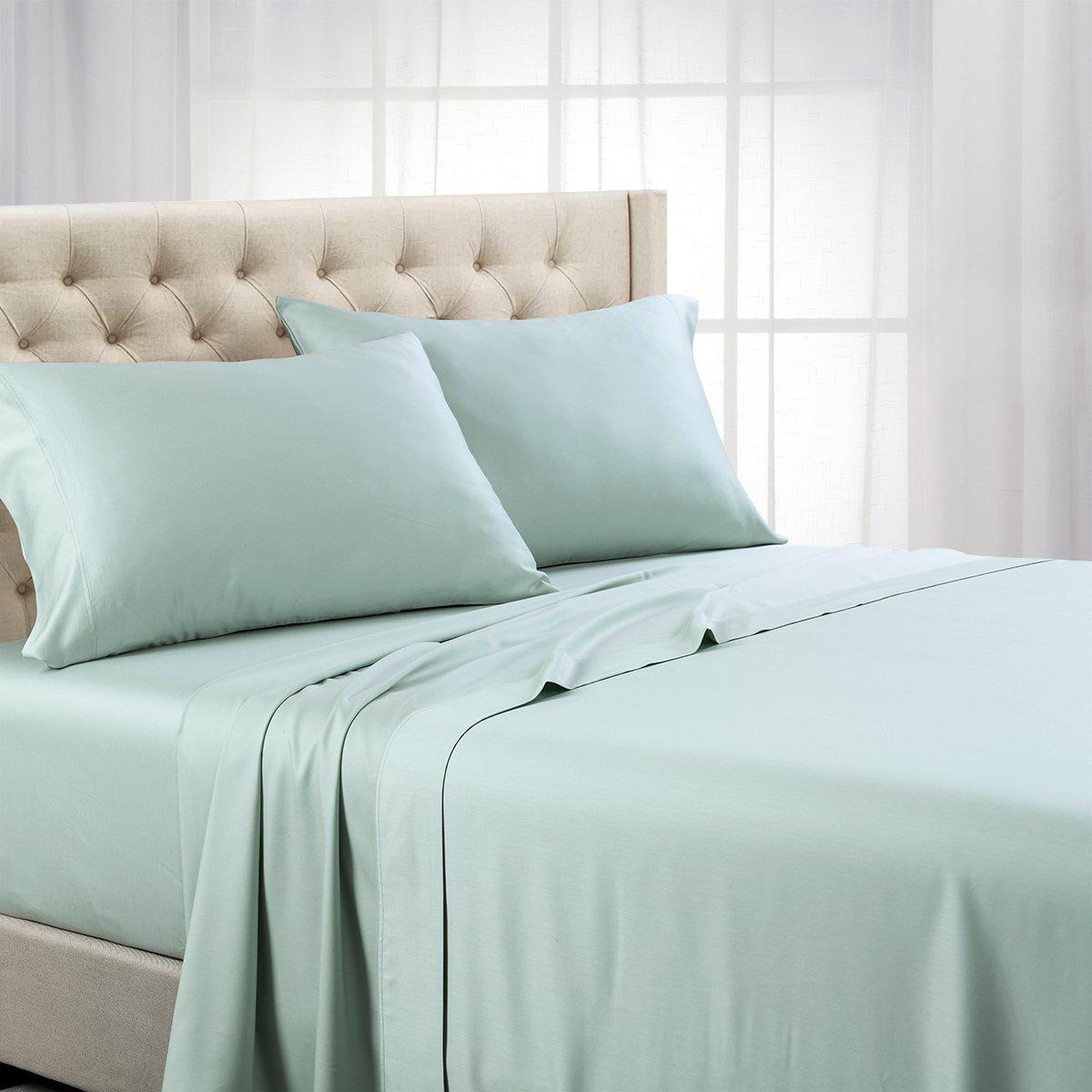 Olympic Queen Sheet Set Solid 600 Thread Count