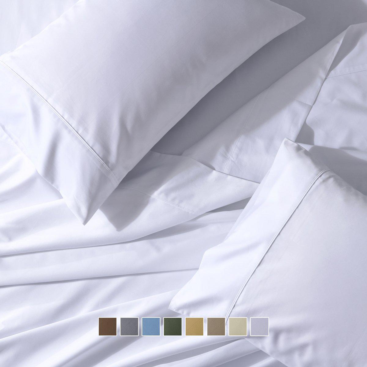 (7-10 inches) Low Profile Fitted Sheet Only 650 Thread Count Solid