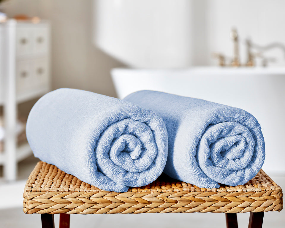 The Wonderfully Plush Organic Cotton 6 Piece Bath Towel Bundle 