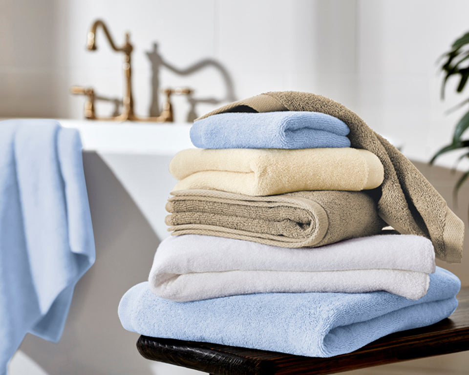 The Wonderfully Soft Six Piece Bath Towel Bundle | Origanami by hülyahome Stone