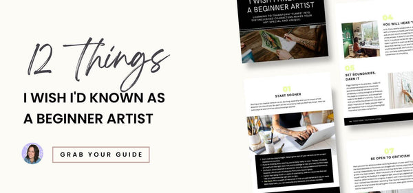 12 things I wish I'd known as a beginner artist