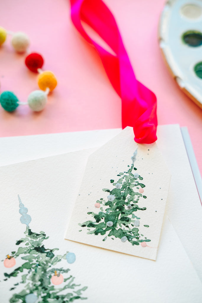 how to make a Christmas gift tag