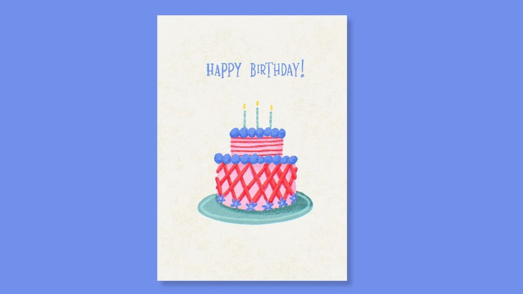 How to design a birthday card in Procreate