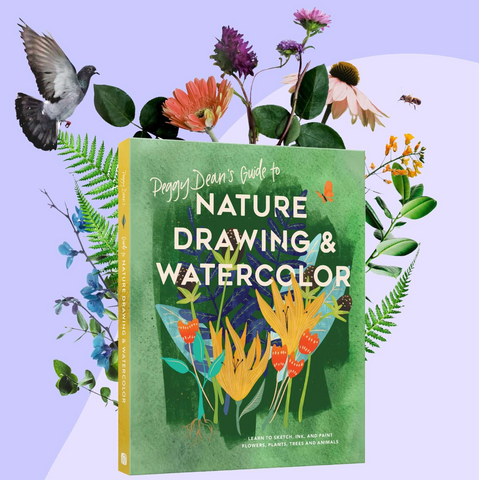 Guide to nature drawing and watercolor