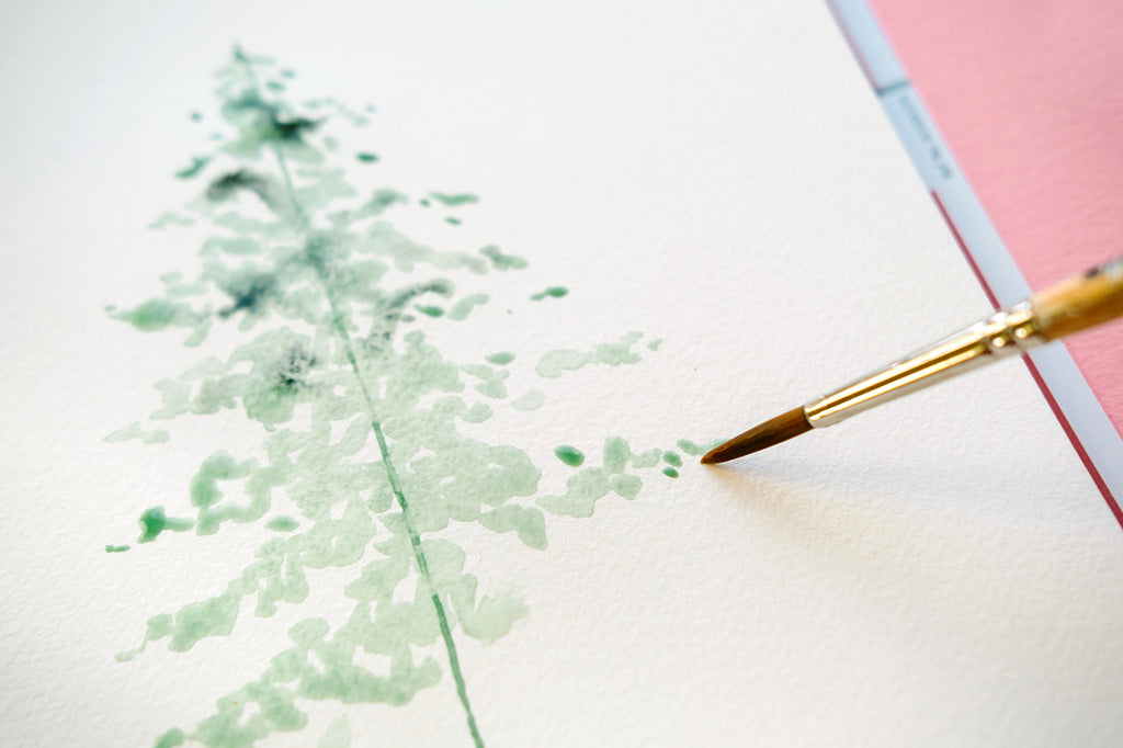 watercolor tree tutorial