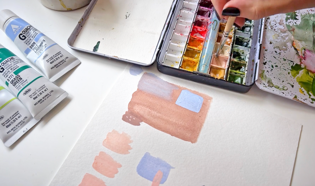How to paint with gouache