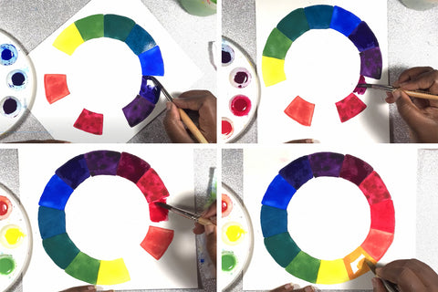 Watercolor color theory