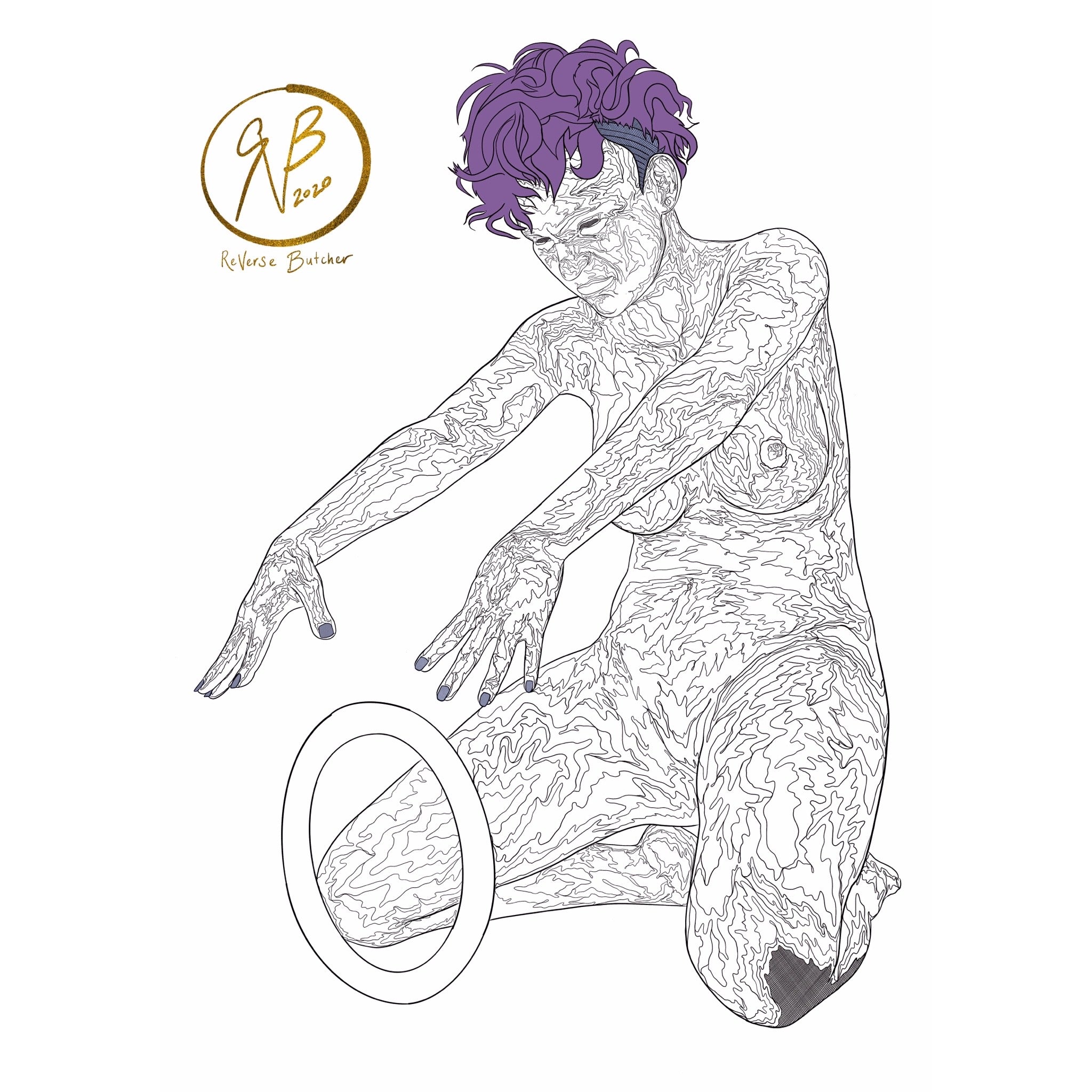 Circle Series: Conjuring Feminine | ReVerse Butcher | WIP