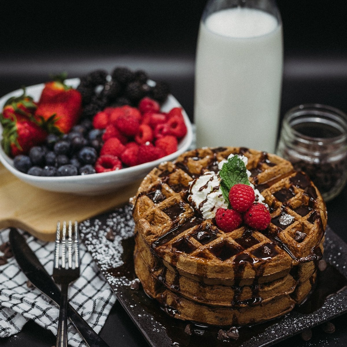 Chocolate Protein Pancake & Waffle Mix - ProDough Protein Bakeshop
