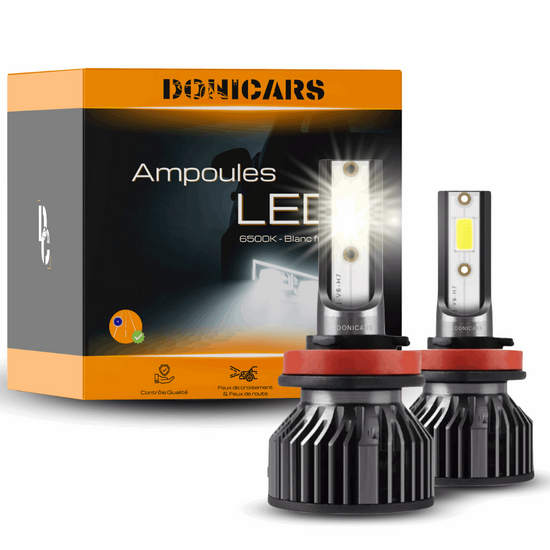 Mini Ampoule led H1 ventilée haute puissance homologuée Europe E9