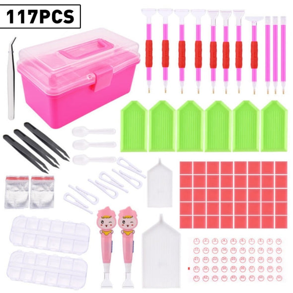 28-SLOT BREAK-APART DIAMOND STORAGE BOX (WITH LABELS