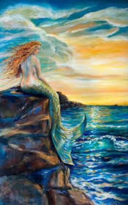 Mermaid Sunset Diamond Painting Kit Diy Diamond Painting Kits