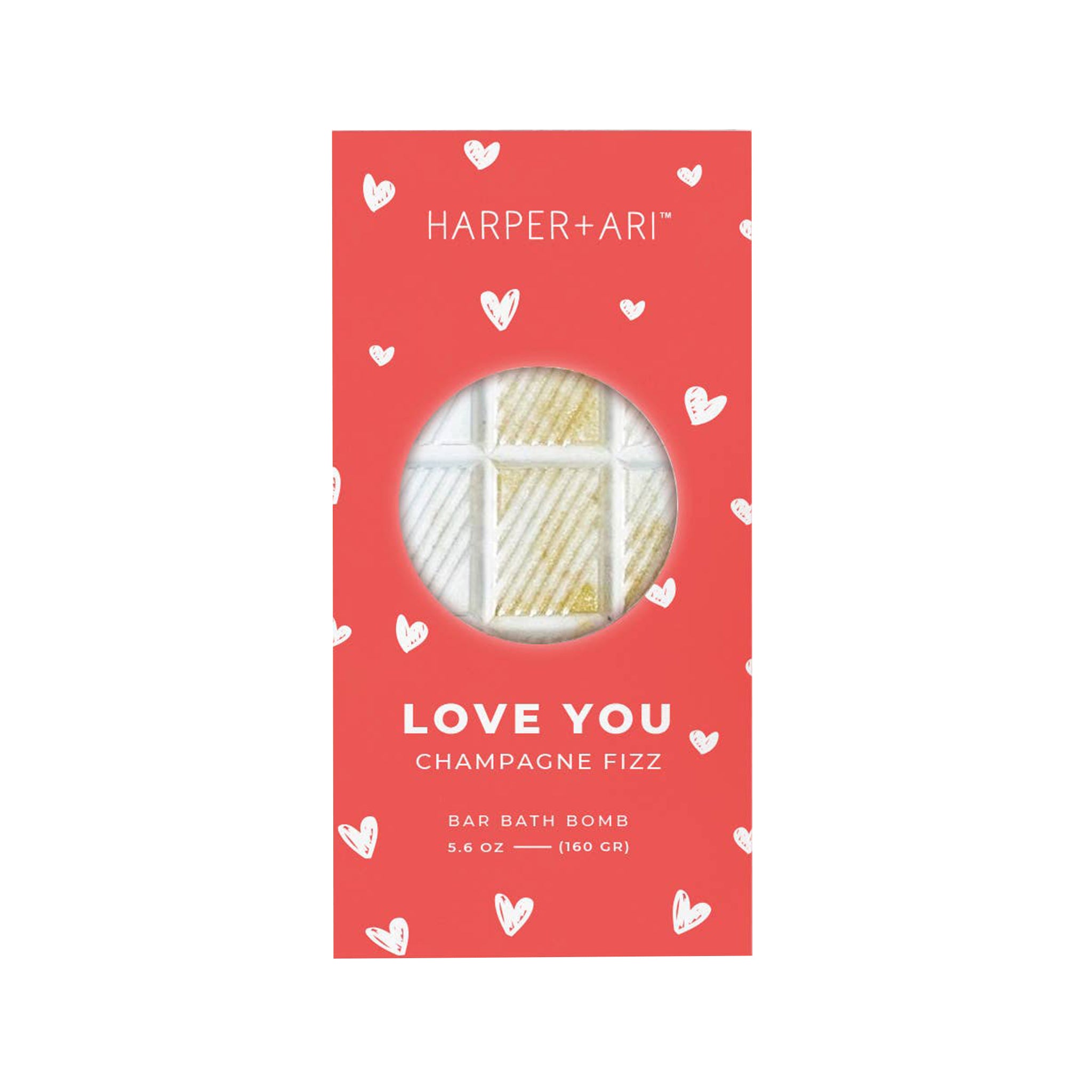 Love You Champagne Fizz Scented Bath Bomb Bar Greeting Card Annie S Blue Ribbon General Store