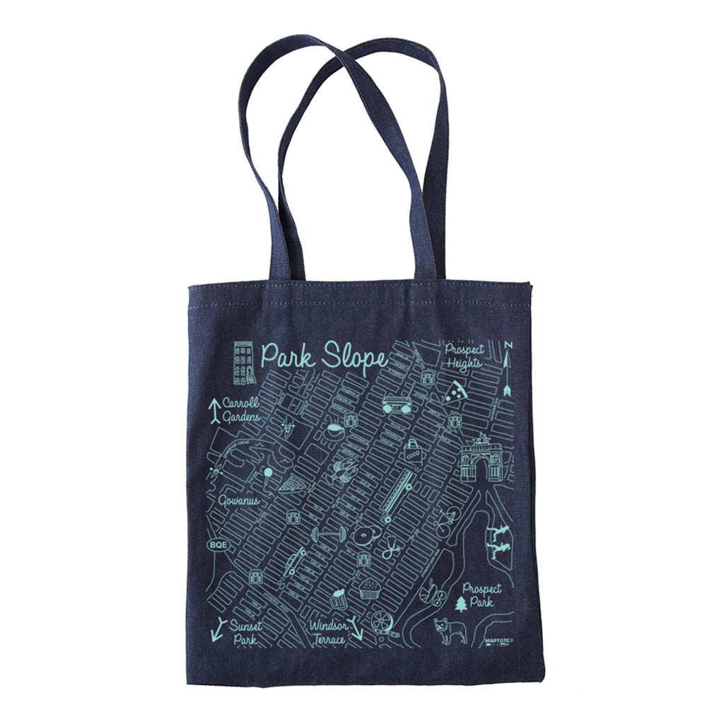 Brooklyn Denim Tote – Annie's Blue Ribbon General Store