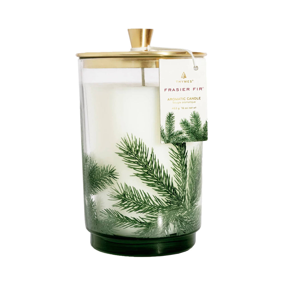 Thymes Frasier Fir Scented Pine Needle Votive Candle