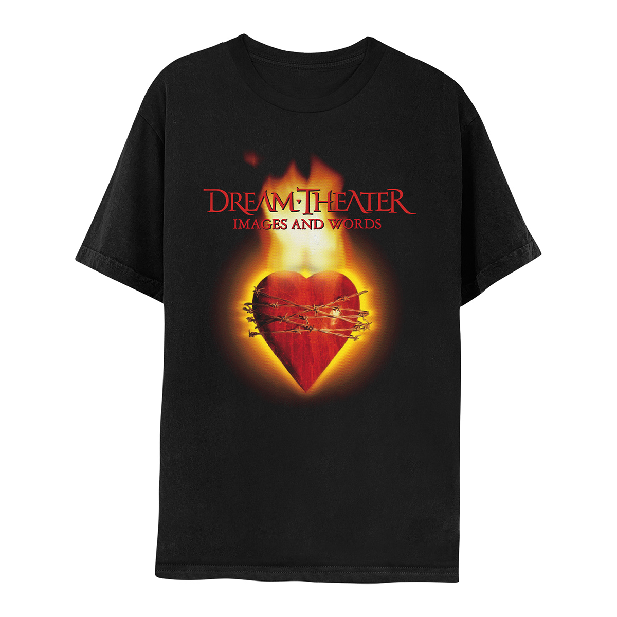 Images and Words 30th Anniversary Flaming Heart Tee - Dream Theater product image