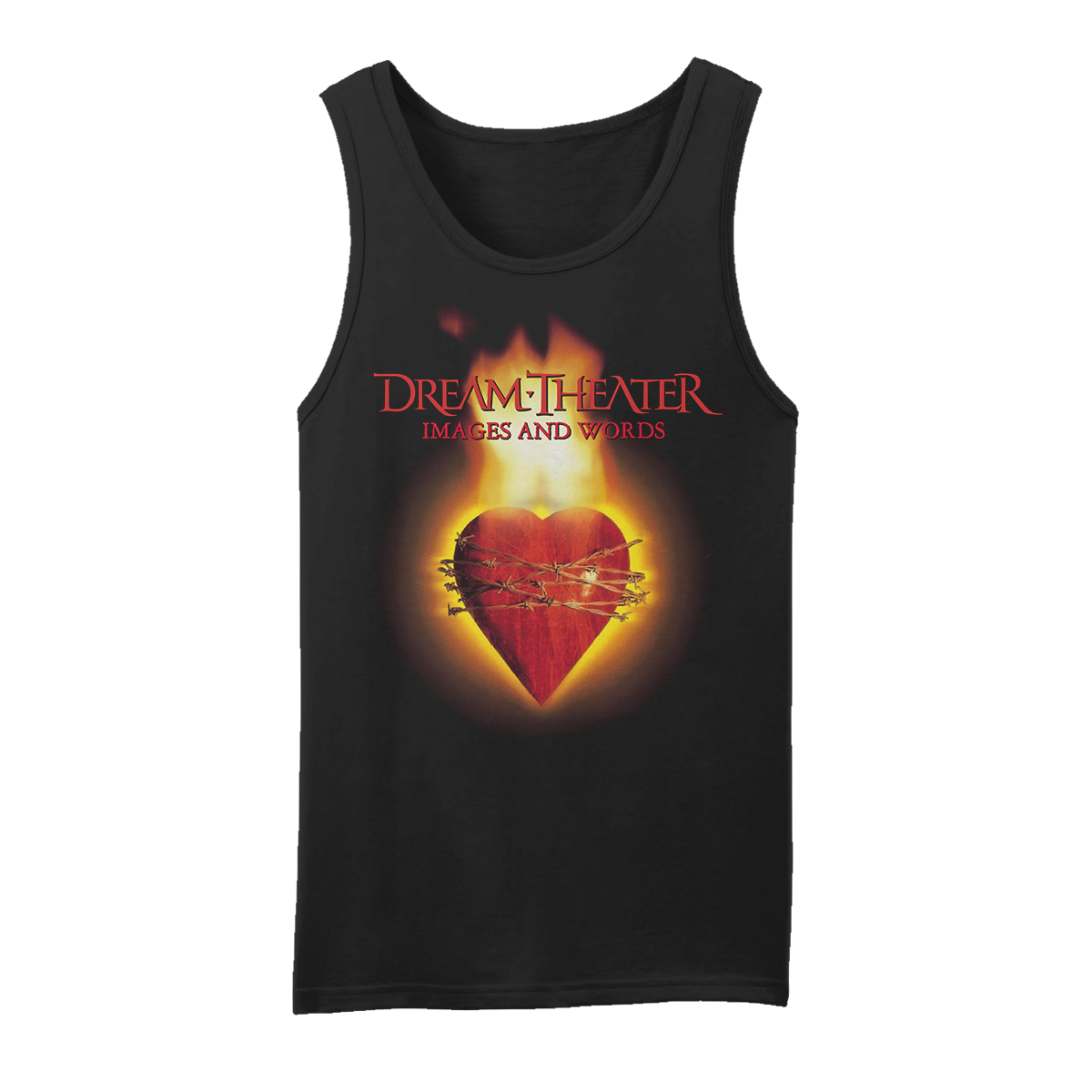 Images and Words 30th Anniversary Flaming Heart Tank Top - Dream Theater product image