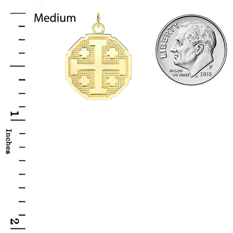 Jerusalem Cross Pendant Necklace