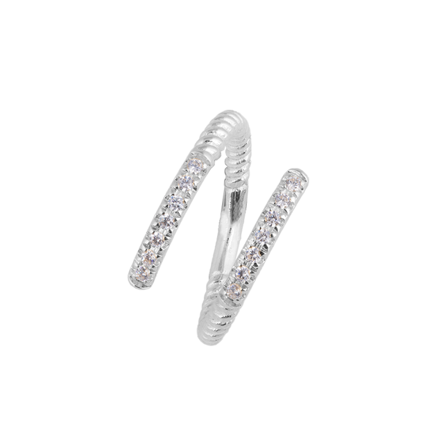 Diamond Wrap Design Ring in Sterling Silver – Takar Jewelry