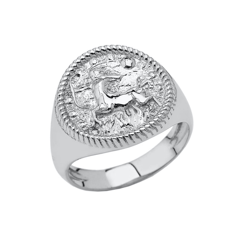 Sagittarius 925 Silver Zodiac Ring Sterling Silver Men 