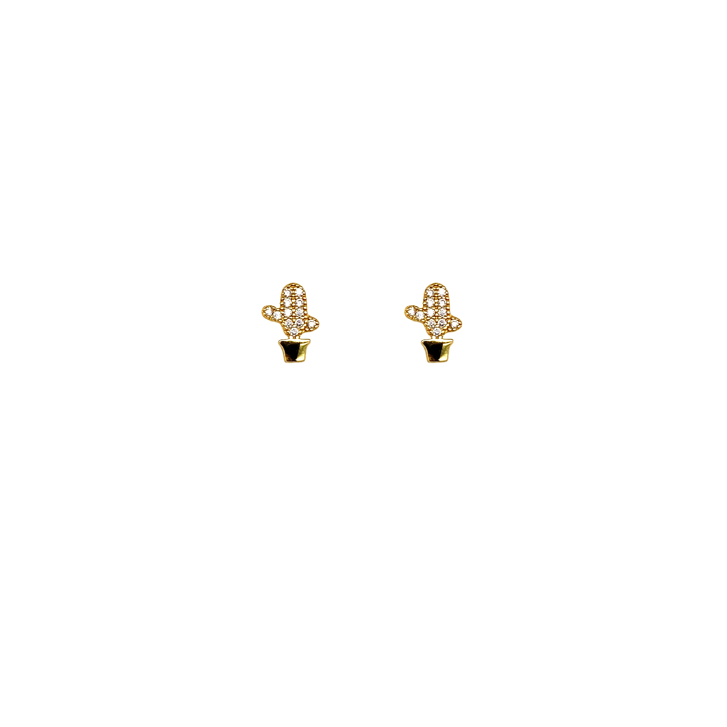 MINI CACTUS EARRING