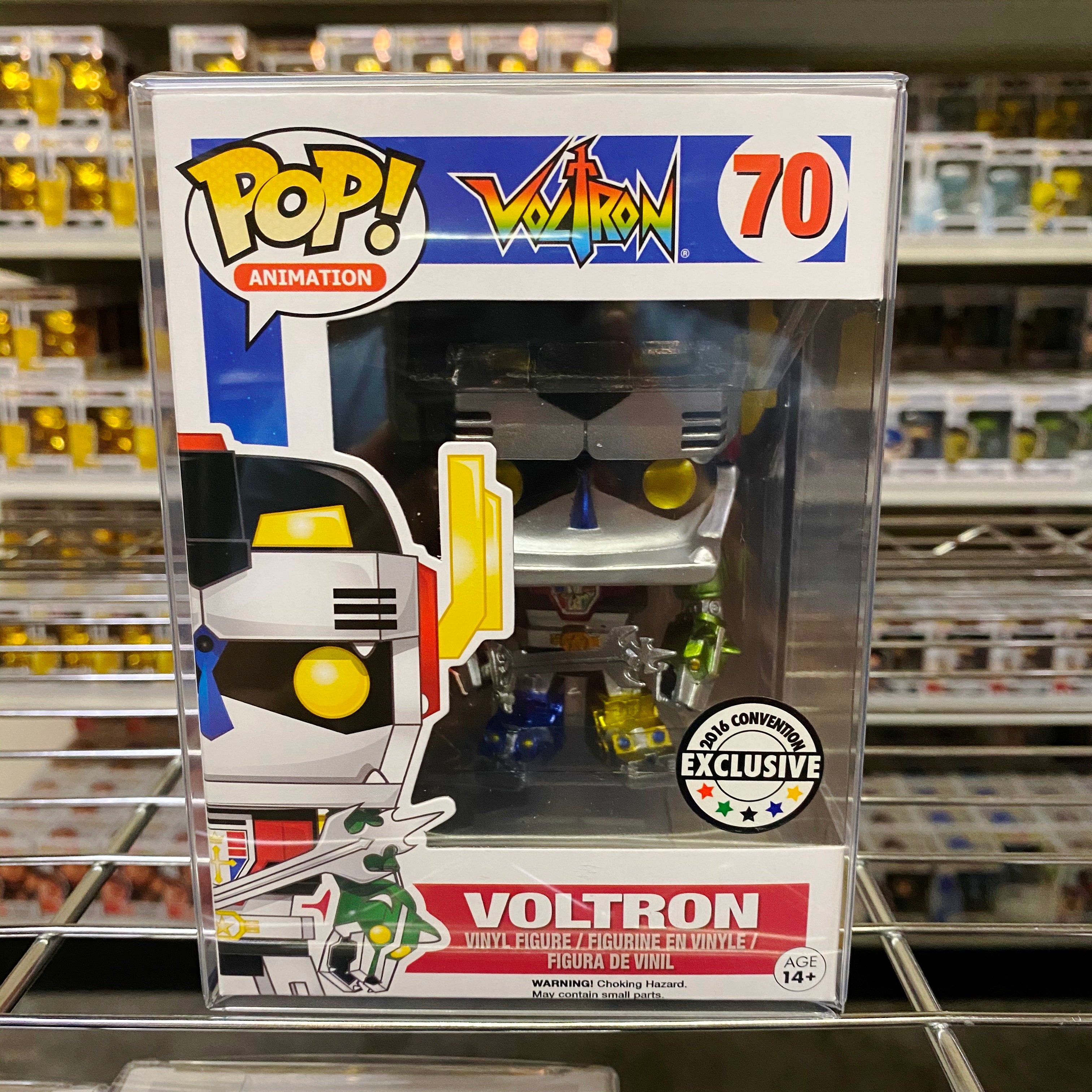 voltron funko pop metallic