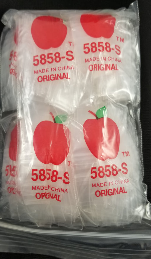 125125 Original Apple Bags 1.25 x 1.25- CLEAR — TBS Supply Co