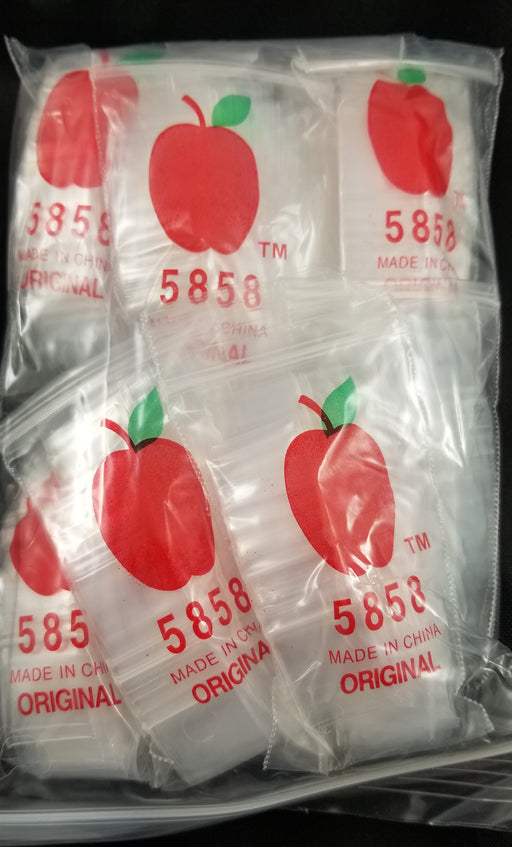 China Plastic Bags, Mini Apple Baggies, Zip Lock Bag/Ziplock Bag