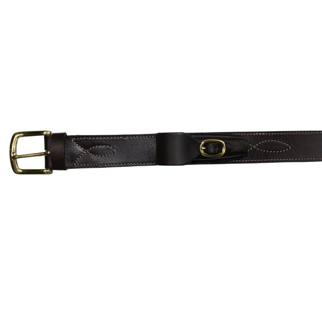 Boss Cocky Cattleman Belt with 35MM B-Pouch - Brown - W. Titley & Co