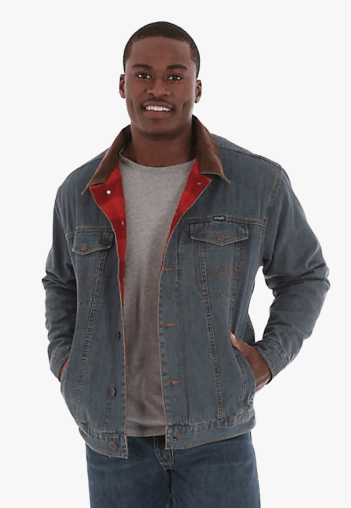 Wrangler Mens Blanket Line Denim Jacket - W. Titley & Co