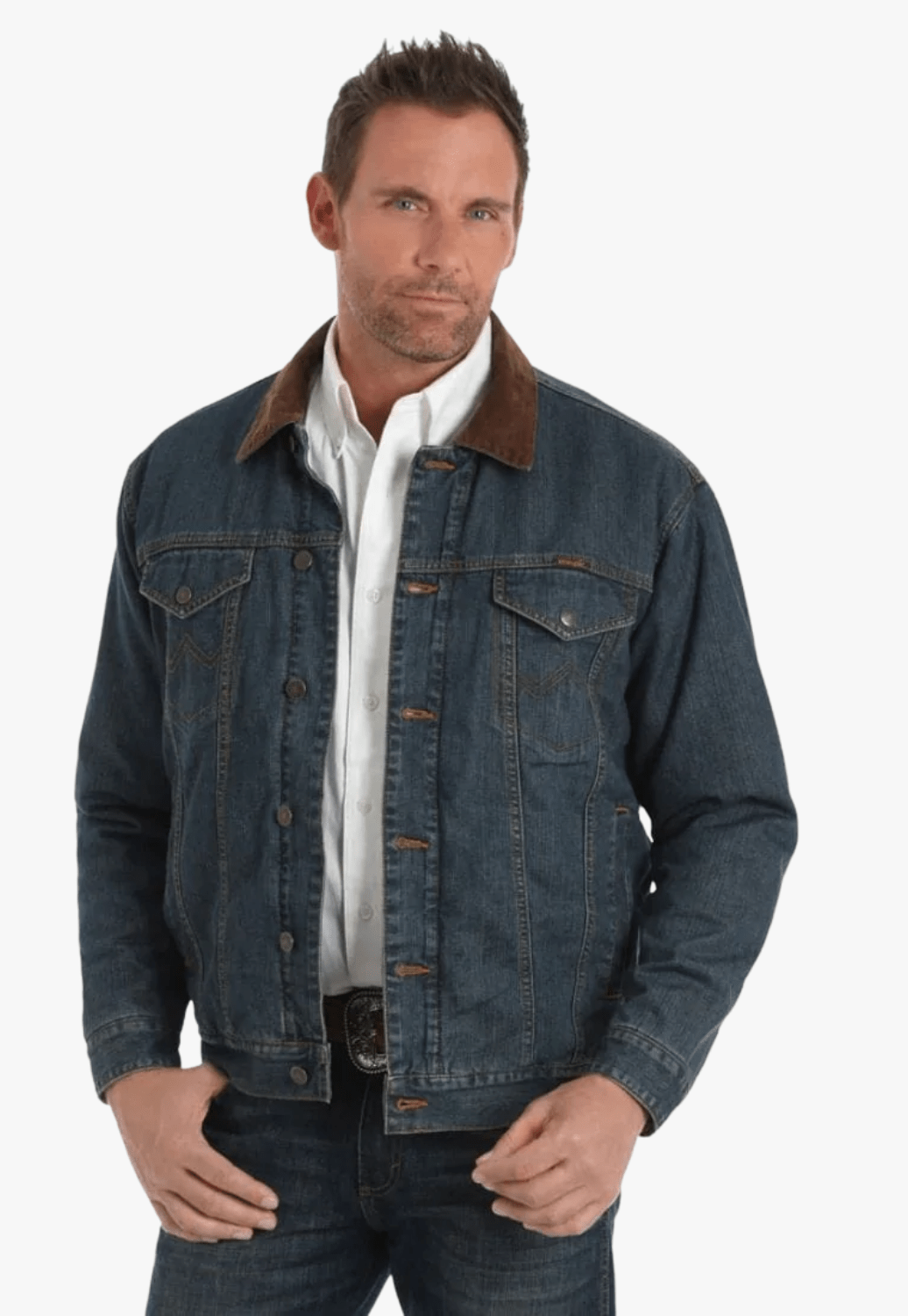 Wrangler Mens Blanket Line Denim Jacket - W. Titley & Co