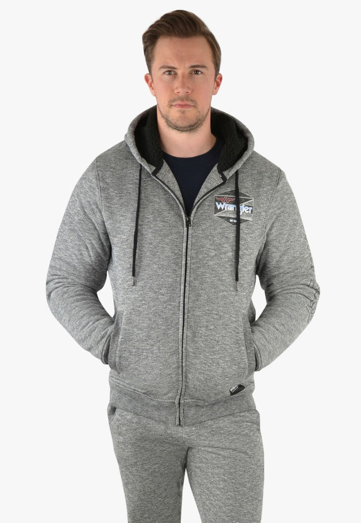 Wrangler Mens Bridge Zip Hoodie - W. Titley & Co