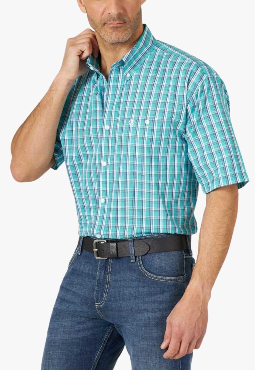 Wrangler Mens Classic Short Sleeve Shirt - W. Titley & Co