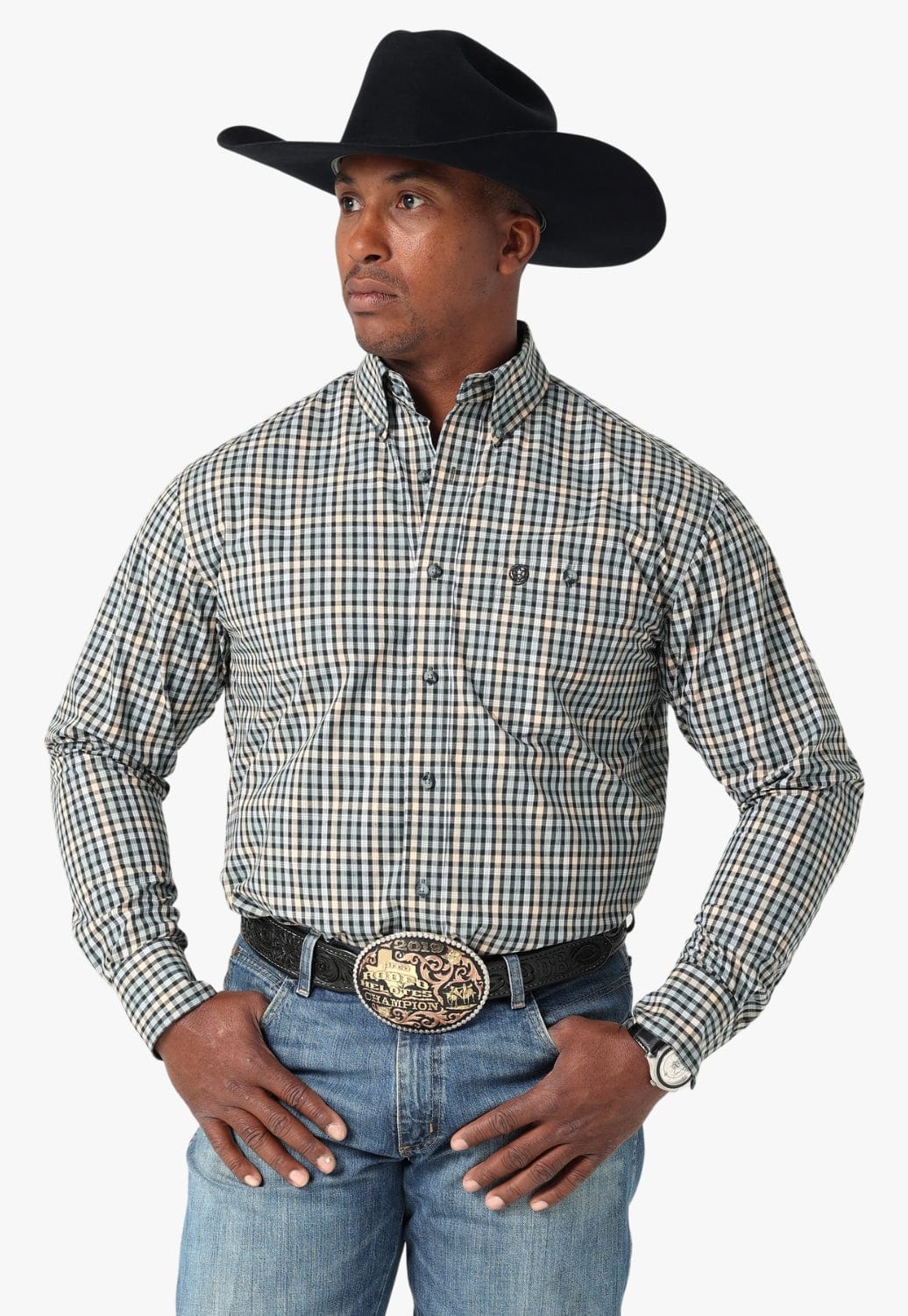 Wrangler Mens George Strait Long Sleeve Shirt - W. Titley & Co