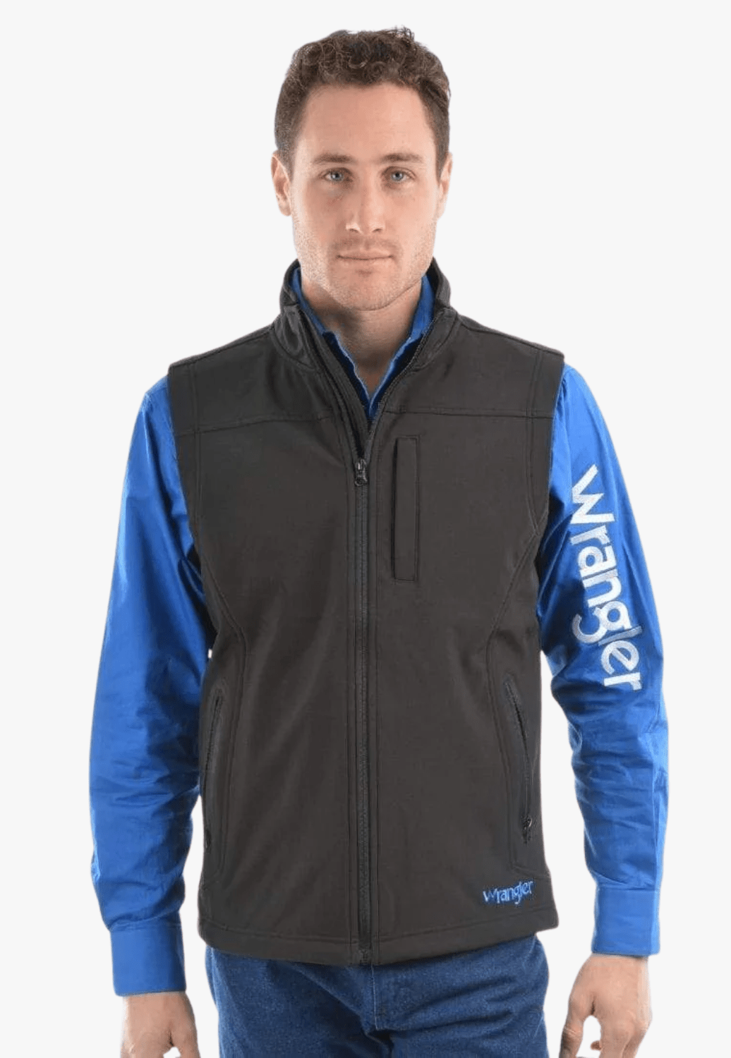 Wrangler Mens Logo Softshell Vest - W. Titley & Co