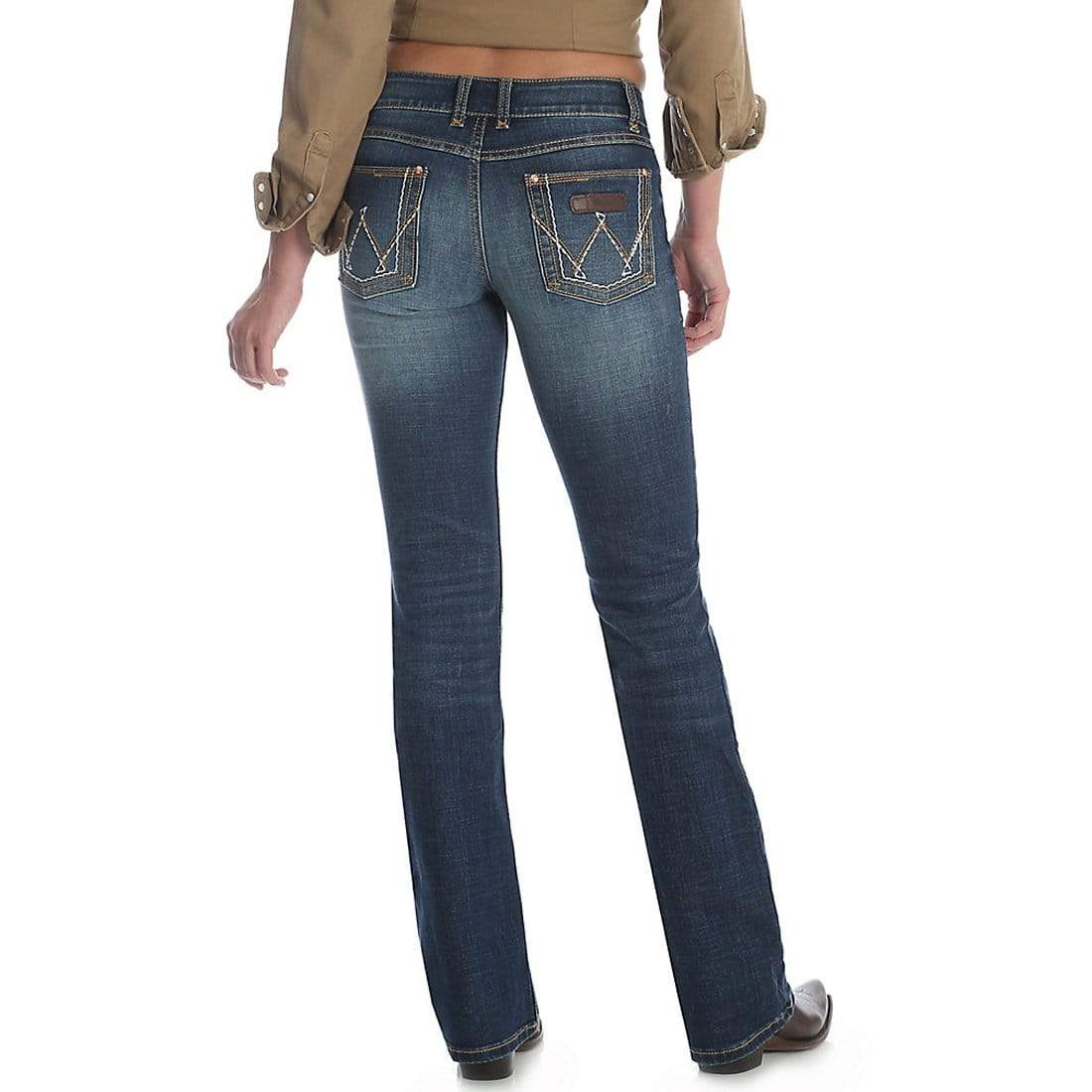 Wrangler Womens Mae Premium Patch Jeans - W. Titley & Co