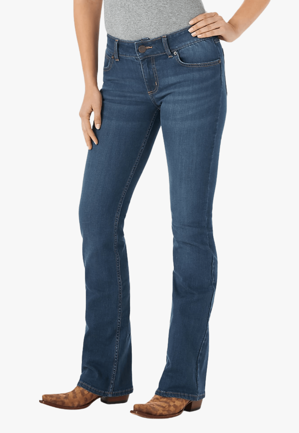 Wrangler Womens Mid Rise Boot Cut Jean - W. Titley & Co